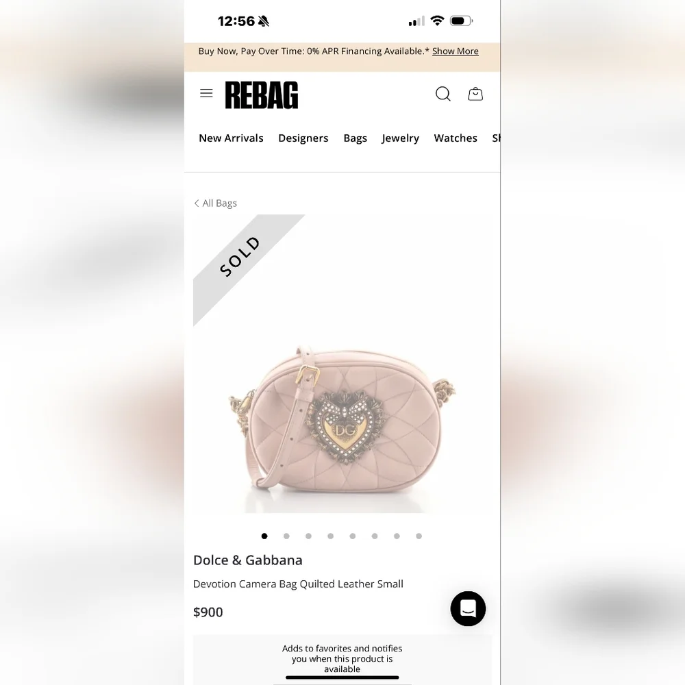 SOLD!! Dolce & Gabbana Devotion Sacred Heart Pink Calfskin Crossbody Bag - Picture 14 of 15